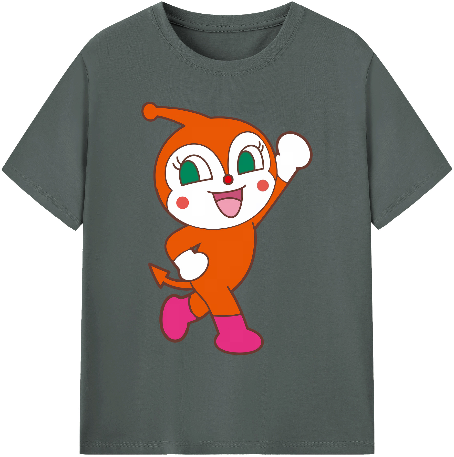 （画像用） アンパンマン Anpanman 綿100％ メンズ半袖Tシャツ｜肌触りやわらか＆通気性